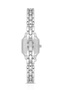 Square Case Heart Charmlı Women's Wristwatch Silver Pink Color Pl-1604B4X - 4