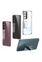 Compatible Case for Samsung Galaxy S23 Plus Cover with Transparent Design Lego Stand with Camera Protection - 2