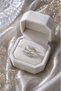 Crown Leaf and Stone Ring - Adjustable (Silver Color) - 3