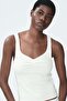 Ribbed cotton vest top - 2