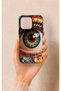 iPhone 15 Pro Max Compatible Colorful Eye-Pop Pattern Silicone Case