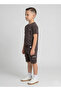 Boys Dark Brown Cargo Shorts Set - 4