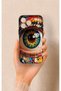 iPhone 17 Pro Max Compatible Colorful Eye-Pop Pattern Silicone Case