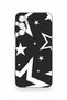 Samsung A24 Compatible Black Mega Star Patterned Silicone Case - 2