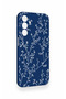Samsung A25 Compatible Thin Leaf Branch Patterned Silicone Case - 3