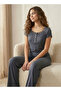 Pyjama Set Ribbed Top & Trousers - 5