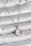 316L Steel Silver Color Chain White Pearlescent Sunset Model Women's Necklace