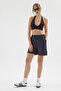 Women's High Waist Combed Cotton Bermuda Shorts - 3