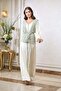 Off White, Green Moroccan Kaftan – ELM M 664 - 5