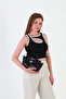 Sandra Lock Detailed Mini Crossbody Bag Black - 5