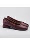 Women's Genuine Leather Heeled Tabi Shoes