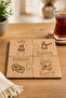4-Piece Puzzle Beech Mdf Coaster Set