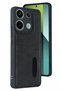 Aconcept Redmi 15C 4g Sara Leather Case with Business Card Holder (63446) - Black