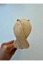 Natural Straw Color Straw Crown Women's Clothing Accessory - 3
