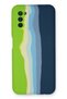 Aconcept Galaxy A03S Case Ebruli Launch Silicone - (115214) Green-Dark Green
