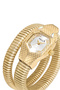 Snake Wrap Around Women's Wristwatch Gold Color Pl-1615B1X - 2