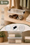 6 Pieces 5Lt Elora Lockable Lid Box - Multi-Purpose Closet Organizer Storage Box Transparent - 3