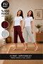 2-Piece Women's 100% Cotton Patterned Capri Pajama Bottoms (2 Pcs)
