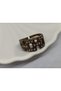 Pearl Detailed Geometric Authentic Bronze Vintage Adjustable Women's Ring Special Design Jewelry - 5