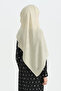 Logo Pattern Naia Cotton Shawl - Cream - 3
