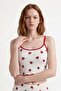 طقم بيجامة بيجاسوس بطبعة الفراولة مع شورت - 2