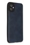 Aconcept Galaxy A04E Case Loop Leather Silicone (13508) - Navy Blue - 2