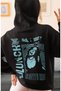 Billie Eilish Lunch Singer Back Printed Unisex Oversize Combed Cotton Hoodie