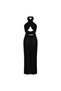 Cross-Neck Knitwear Dress with Front Tie - 6