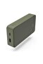 Hama Colour 20 Power Pack, 20000 mAh, 2 Outputs: USB-C, USB-A, Green