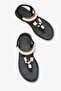 Daselya Women's Genuine Leather Sandals - Black - 3