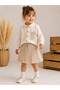 Tri̇ko Skirt Tri̇ko Pocket Detail Thin Linen Shirt Girls' Set - 4