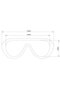 Club Panarea Blue Lens Sunglasses Transparent Smoked - 8
