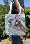 Ganyu Genshin Impact V5 Double-Sided Canvas Print Tote Bag Anime Bag