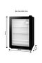 29L Mini Refrigerator with Direct Cooling, 55W Power, Compact Beverage & Food Fridge for Home Office - 8