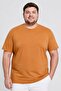 Men Slim Fit Short Sleeve Training T-Shirt, Light Brown