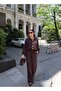 Tencel Fabric Gold Buttoned Bat Sleeve Suit - 4