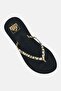 Women Bliss Night Slip On Slippers, Black - 4