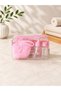 Travel Type Cosmetic Refill Set with Bag - Pink - 4