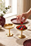 2-Piece High-Legged Snack Bowl Stainless Steel Dessert Serving Tray & Breakfast Tray Diameter: 11.5 Length: 10.5
