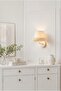 Tütü Masal Cream Ruffled Wired Wall Sconce – Decorative Lighting for Children's Room and Bedroom - 3