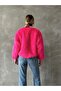 Fuchsia Faux Fur Jacket |   F1615 - 5