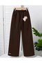 Hello Kitty Printed Wide Leg Sweatpants for Girls