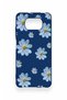 Poco X3 Compatible Blue Daisy Patterned Silicone Case - 2