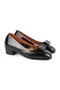 Women's Wedge Heeled Shoes Short Heeled Snake Print Bow Mother's Shoes L031.26143241 - 3