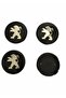 Peugeot Black Wheel Hub Cover &Apos; S Set of 4 - 2
