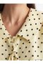 Trendlucky Farkıyla Bebe Yaka Polka Dot Blouse - 3
