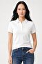 Gloria Off-White 100% Cotton Polo T-Shirt - 2
