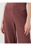 Lcwaikiki Classic Pink Women's Textured Knitwear Trousers with Elastic Waist - 3