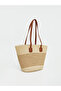 Women's straw beach bag - 3