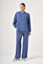 Women's Tulle Detail Suit Indigo 31423 - 4